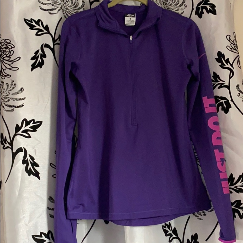 Nike Pro dri-fit running half zip jacket